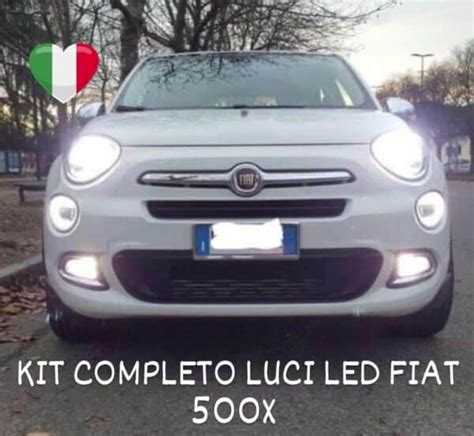 led luci fendi nebbia 500 x|KIT LED PER FIAT 500X ANABBAGLIANTI ABBAGLIANTI H4.